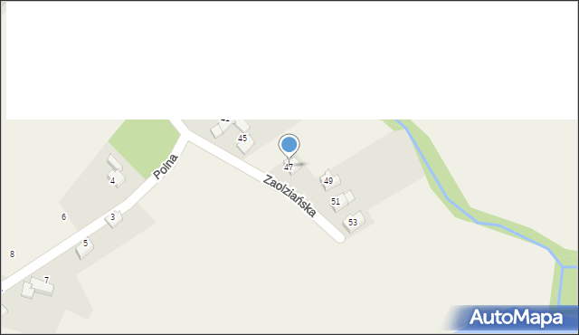 Dankowice, Zaolziańska, 47, mapa Dankowice