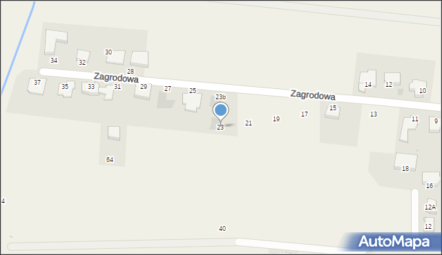 Dobra, Zagrodowa, 23, mapa Dobra