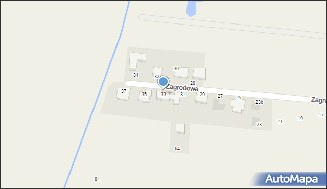 Dobra, Zagrodowa, 33, mapa Dobra
