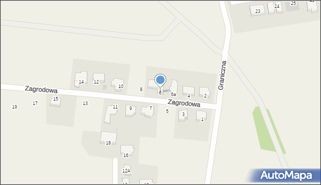 Dobra, Zagrodowa, 6, mapa Dobra