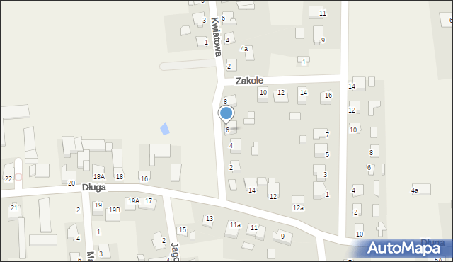 Dobrcz, Zakole, 6, mapa Dobrcz