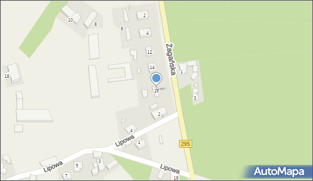 Dobroszów Wielki, Żagańska, 16, mapa Dobroszów Wielki