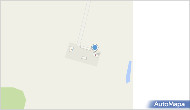 Drelów, Zachodnia, 1, mapa Drelów