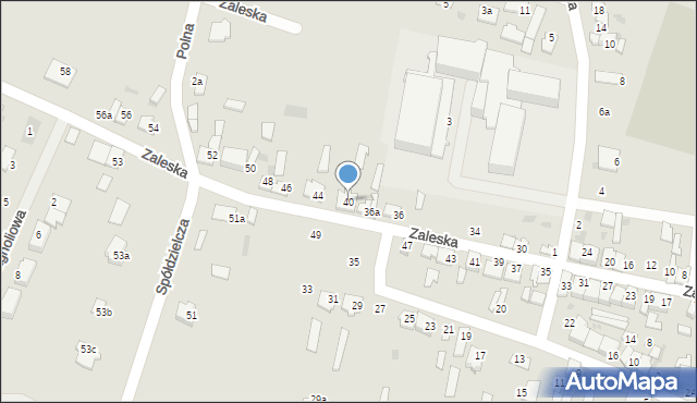 Drobin, Zaleska, 40, mapa Drobin