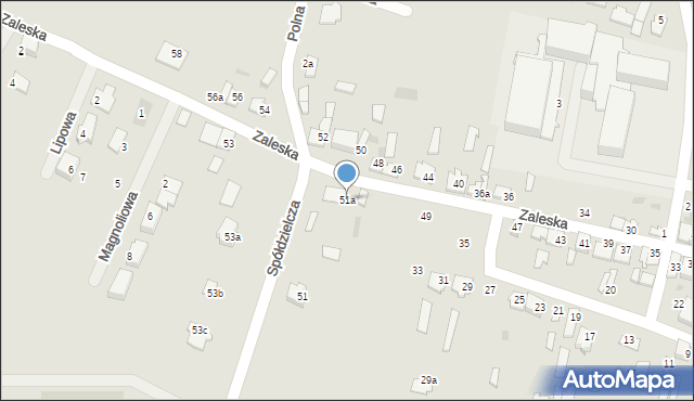 Drobin, Zaleska, 51a, mapa Drobin