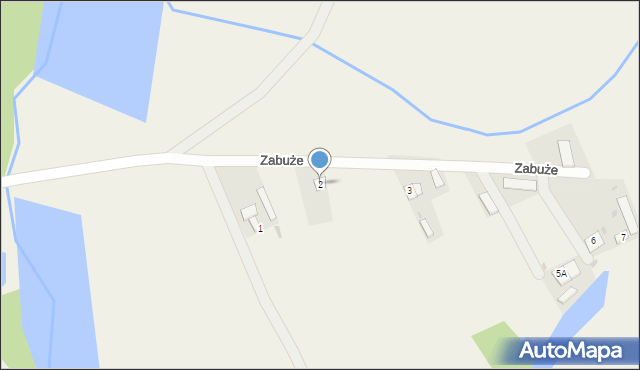 Dubienka, Zabuże, 2, mapa Dubienka