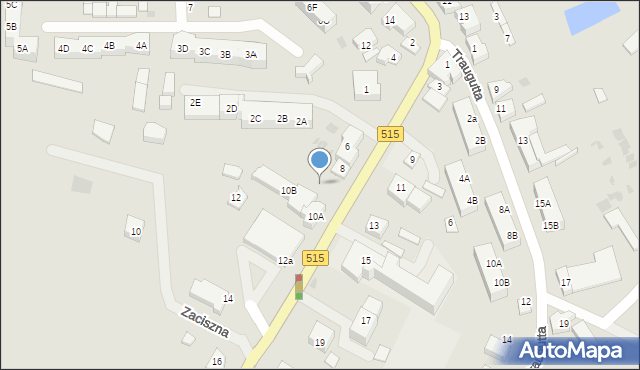 Dzierzgoń, Zawadzkiego-Zośki Tadeusza, 10e, mapa Dzierzgoń