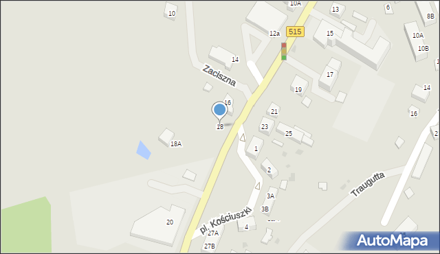 Dzierzgoń, Zawadzkiego-Zośki Tadeusza, 18, mapa Dzierzgoń