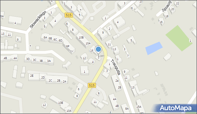 Dzierzgoń, Zawadzkiego-Zośki Tadeusza, 2, mapa Dzierzgoń