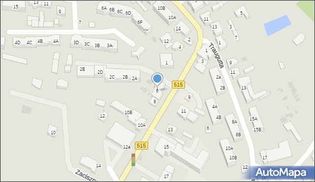 Dzierzgoń, Zawadzkiego-Zośki Tadeusza, 6, mapa Dzierzgoń