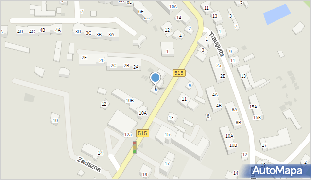 Dzierzgoń, Zawadzkiego-Zośki Tadeusza, 8, mapa Dzierzgoń