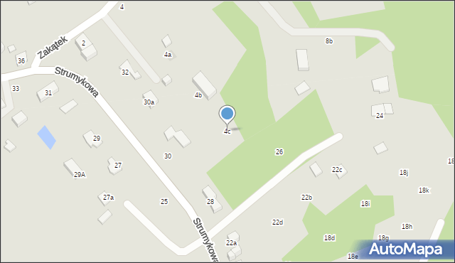 Elbląg, Zakątek, 4c, mapa Elbląga