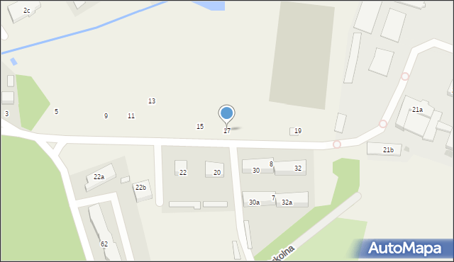 Fałków, Zamkowa, 17, mapa Fałków