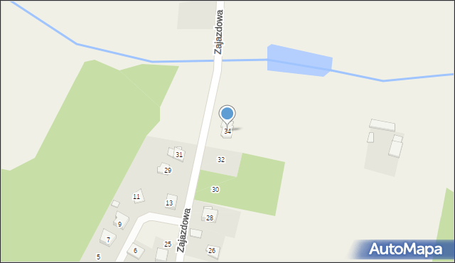 Fiukały, Zajazdowa, 34, mapa Fiukały