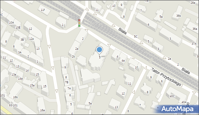 Gdańsk, Zator-Przytockiego Józefa, ks., 3, mapa Gdańska