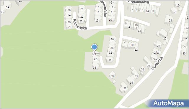 Gdańsk, Zabytkowa, 44, mapa Gdańska
