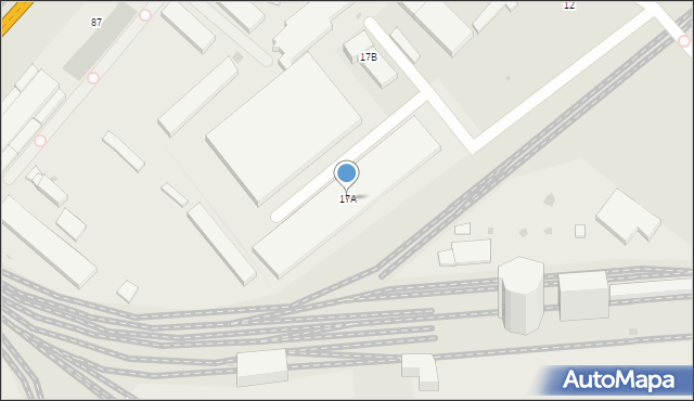 Gdańsk, Załogowa, 17A, mapa Gdańska