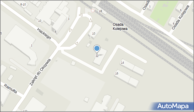 Gdynia, Zakręt do Oksywia, 12, mapa Gdyni