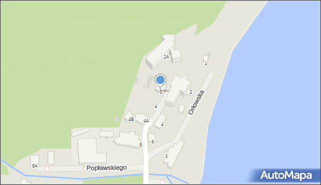 Gdynia, Zaciszna, 2, mapa Gdyni