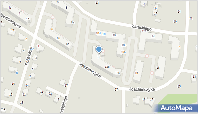 Gdynia, Zaruskiego Mariusza, gen., 12, mapa Gdyni