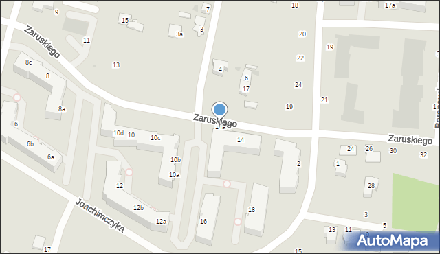 Gdynia, Zaruskiego Mariusza, gen., 14a, mapa Gdyni