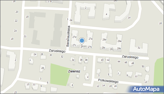 Gdynia, Zaruskiego Mariusza, gen., 27, mapa Gdyni