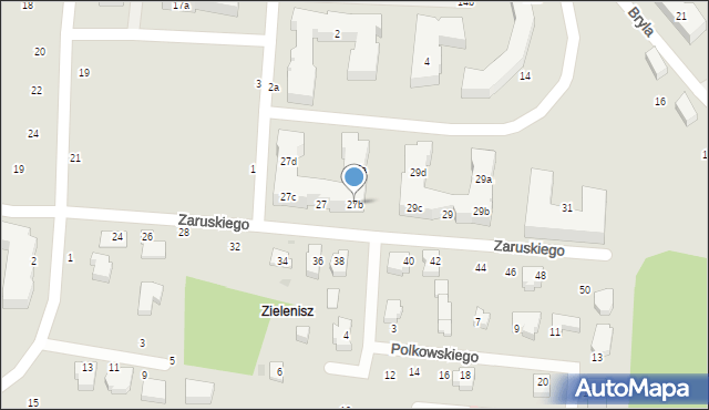 Gdynia, Zaruskiego Mariusza, gen., 27b, mapa Gdyni