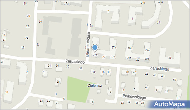 Gdynia, Zaruskiego Mariusza, gen., 27c, mapa Gdyni