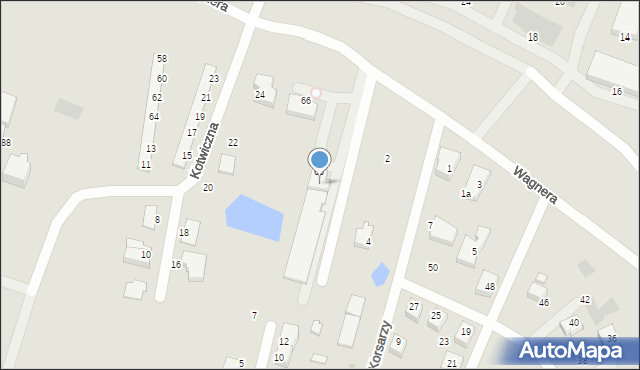 Gdynia, Żaglowa, 68, mapa Gdyni