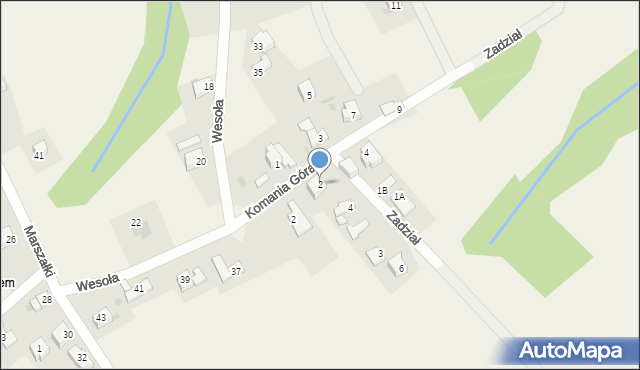 Gilowice, Zadział, 2, mapa Gilowice