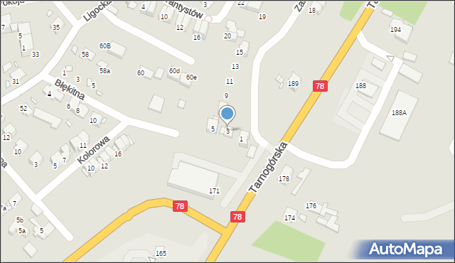 Gliwice, Zamenhofa Ludwika, dr., 3, mapa Gliwic
