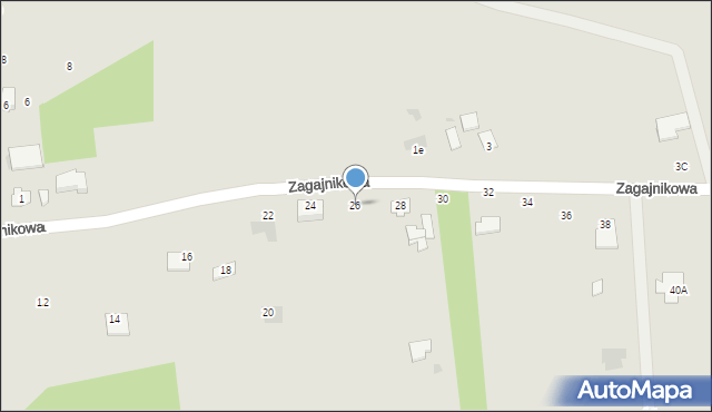 Głogów Małopolski, Zagajnikowa, 26, mapa Głogów Małopolski