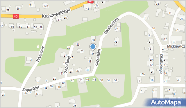 Głuchołazy, Zapolskiej Gabrieli, 35, mapa Głuchołazy