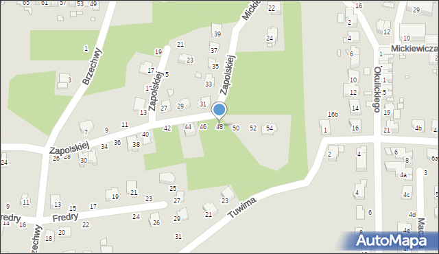 Głuchołazy, Zapolskiej Gabrieli, 48, mapa Głuchołazy