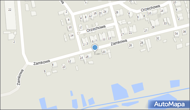 Gołańcz, Zamkowa, 18, mapa Gołańcz