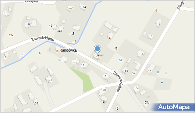 Golasowice, Zawadzkiego, 45, mapa Golasowice