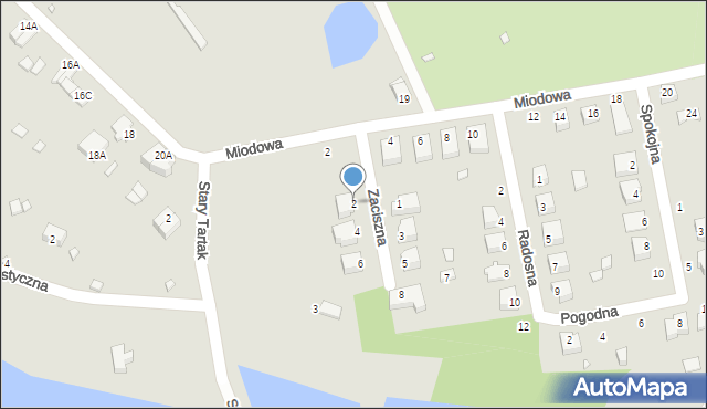Golczewo, Zaciszna, 2, mapa Golczewo