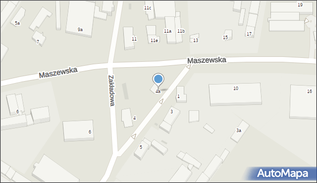 Goleniów, Zakładowa, 4a, mapa Goleniów