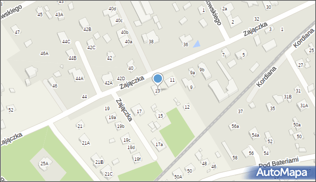 Gołków, Zajączka Józefa, gen., 13, mapa Gołków