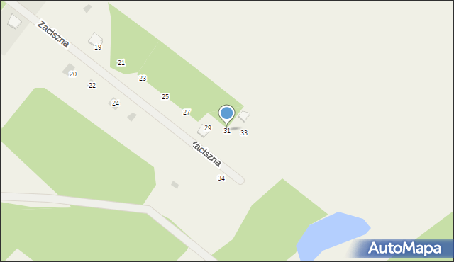 Gołubie, Zaciszna, 31, mapa Gołubie