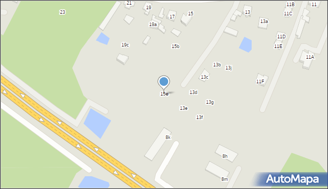 Góra Kalwaria, Zakalwaria, 15e, mapa Góra Kalwaria