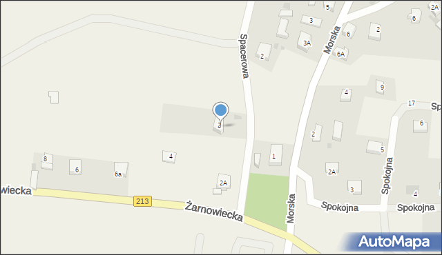 Goszczyno, Żarnowiecka, 2c, mapa Goszczyno