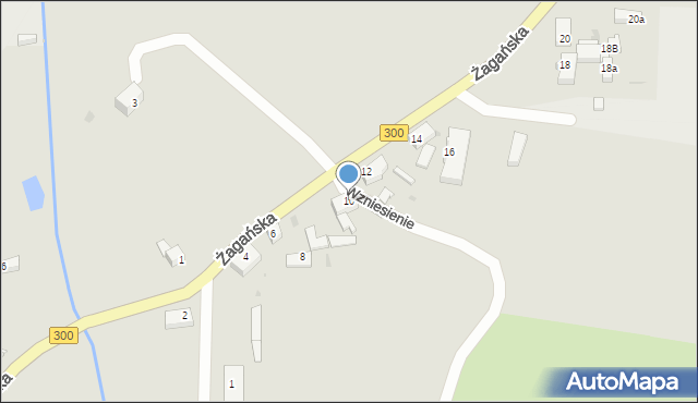 Gozdnica, Żagańska, 10, mapa Gozdnica