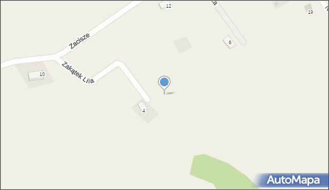 Grabowiec, Zakątek Lila, 3, mapa Grabowiec