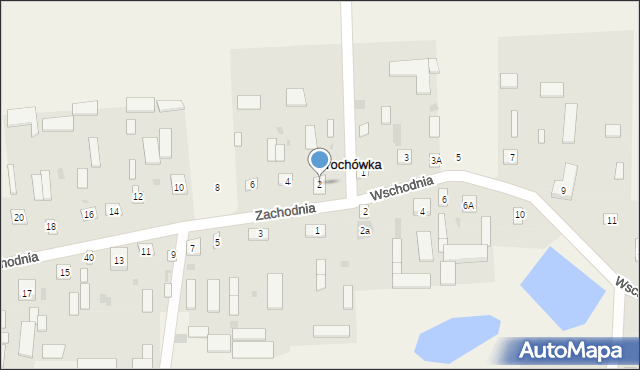 Grochówka, Zachodnia, 2, mapa Grochówka