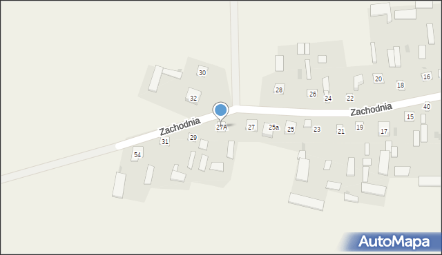 Grochówka, Zachodnia, 27A, mapa Grochówka
