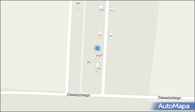 Grodków, Zawadzkiego-Zośki Tadeusza, 37b, mapa Grodków