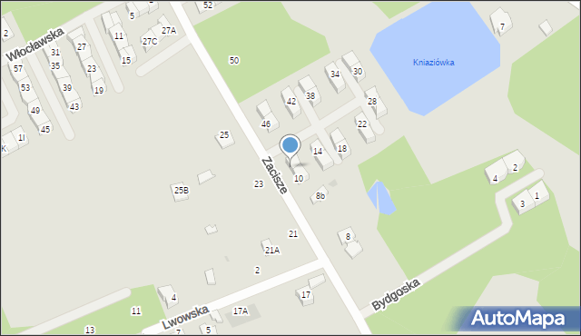 Grodzisk Mazowiecki, Zacisze, 12, mapa Grodzisk Mazowiecki