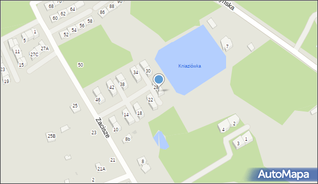 Grodzisk Mazowiecki, Zacisze, 26, mapa Grodzisk Mazowiecki