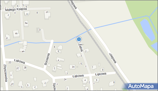 Grójec, Żabia, 5, mapa Grójec